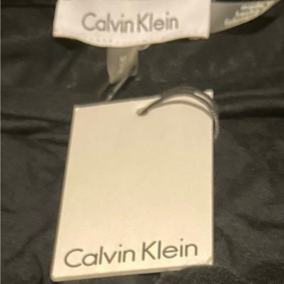 NWT Calvin Klein Sleeveless Mixed Media Maxi Dress - Picture 9 of 11